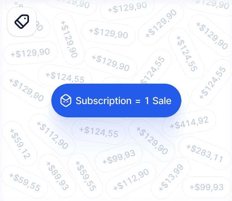 Une vente couvre tout.