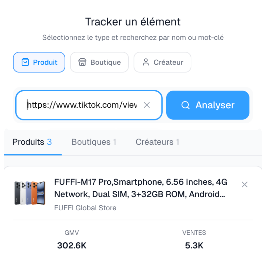 Tracker depuis un lien